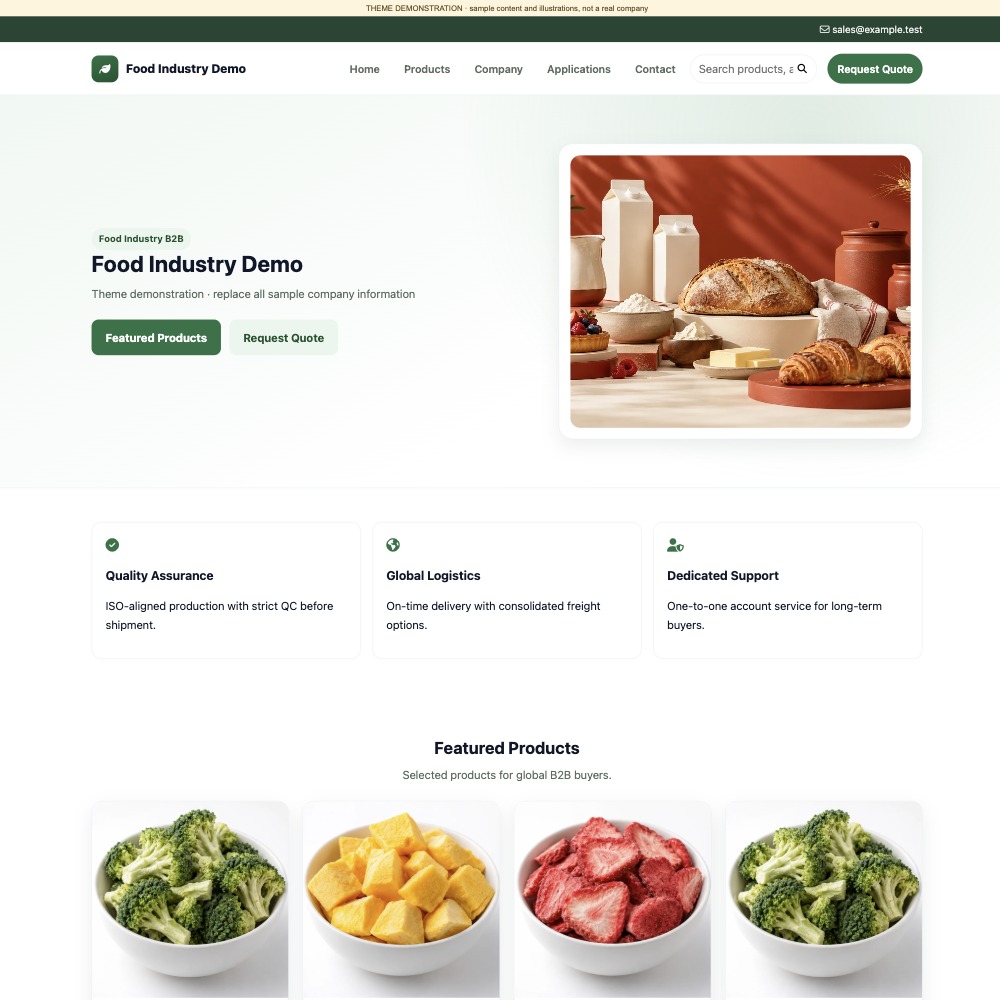 Food Industry · 食品行业英语主题
